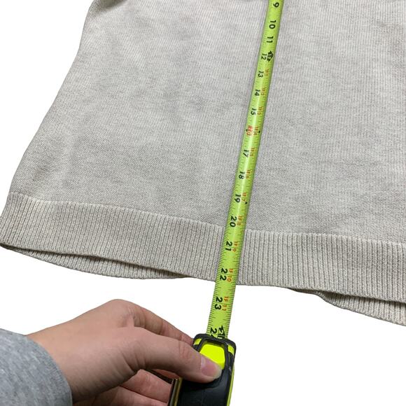 Pendleton Cream Knit Cardigan Sweater Size Medium Petite - Picture 8 of 8